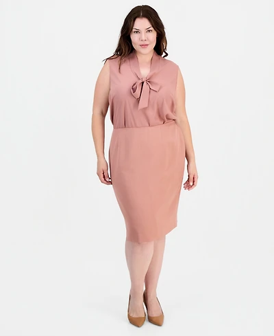 Kasper Plus Pencil Skirt