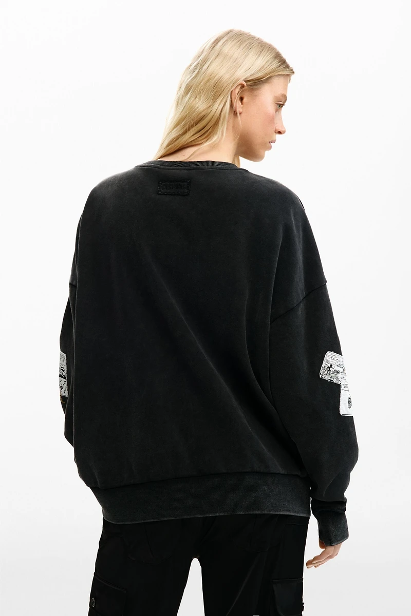 Desigual Women's Sweatshirt Mickey y Minnie Mouse