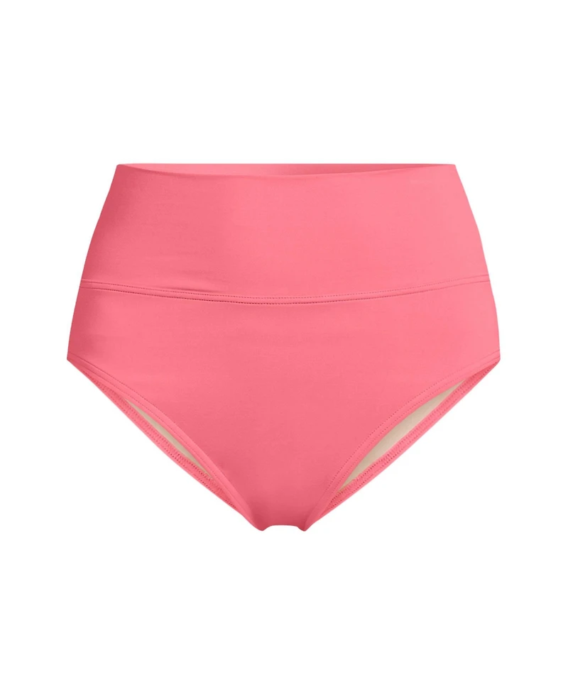 Lands' End Women's Pinchless High Waisted Bikini Bottoms