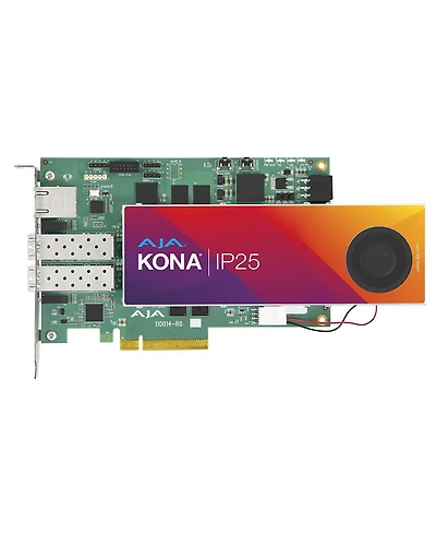 Aja Kona Ip25 Sdi to Smpte St 2110 IP Converter