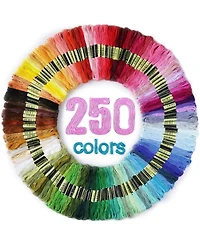 Gnuadz 250 colors Embroidery Thread Floss Friendship Bracelet String Cross Stitch Cotton Yarn Sewing Crochet Craft Supplies