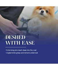 Aronkl Dog Slicker Brush for Doodles Poodles Deshedding Detangling Grooming Tool