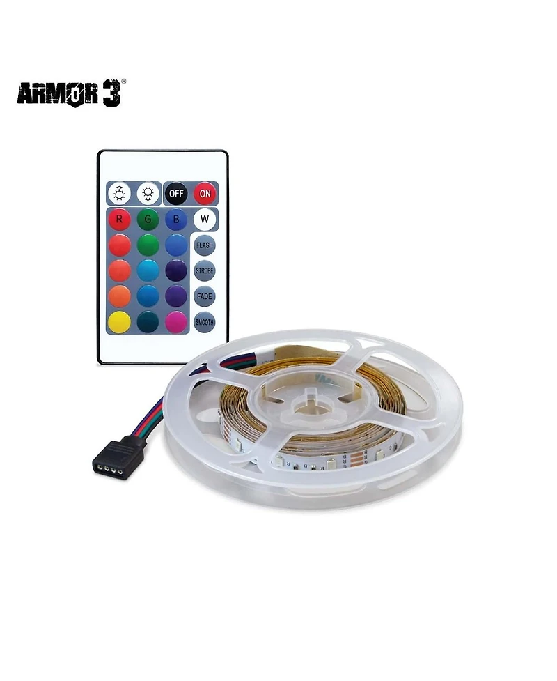 Hyperkin ActionBright 8ft Led Rgb Gaming Room Strip Lights with Remote Control