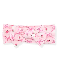 Max & Olivia Baby Girls' Long-Sleeve Footed Coverall and Headband, 2-Piece Set