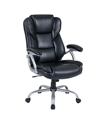 Slickblue Ergonomic Executive Office Chair Leather Padded Seat Armrests