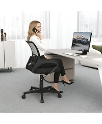 Slickblue Mid Back Office Chair Mesh Ergonomic Lumbar Support