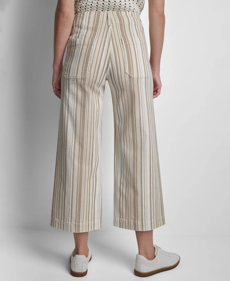 Dkny Jeans Women's High-Rise Wide-Leg Pants