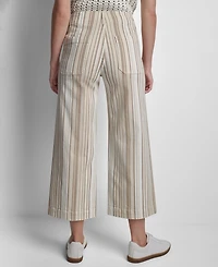 Dkny Jeans Women's High-Rise Wide-Leg Pants