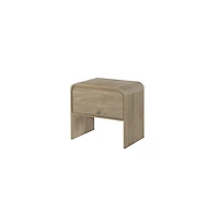 New Classic Furniture Mara 15.7 in Rectangular Wood End Table (Set of 2)