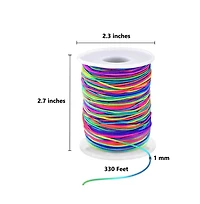 Gnuadz 330 Feet Elastic String Bracelets Necklaces Beading Crafts Cord