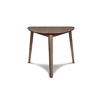 New Classic Furniture Furniture Oscar 32" Solid Wood Triangle Corner Table