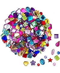 Gnuadz 600pcs Flatback Rhinestones Jewels Pirate Party Crafting Embellishments 6 Shapes