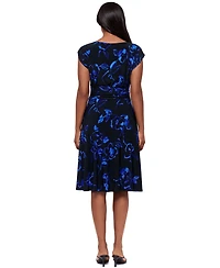 Body by Miraclesuit Women's Floral Print Boat Neck Dress