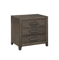 New Classic Furniture Landon Nightstand-Walnut