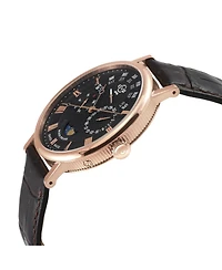 GV2 by Gevril Men's Maestro Swiss Quartz Italian Leather Strap Watch