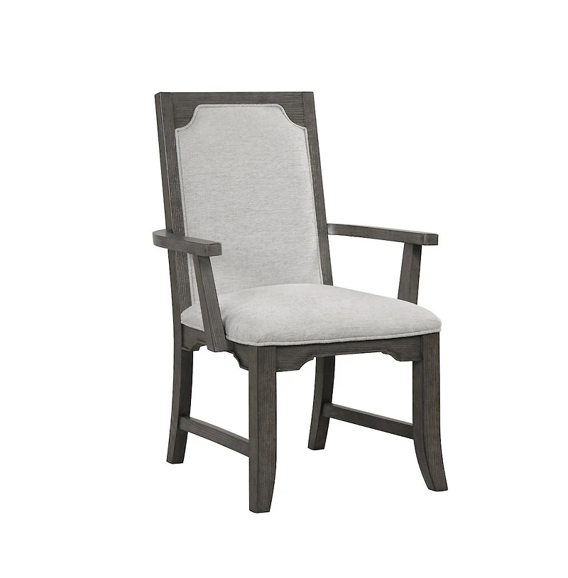 New Classic Furniture Lisbon Wood Dining Arm Chair in (Set of 2)