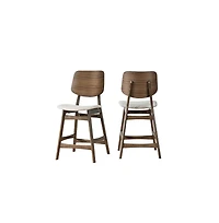 New Classic Furniture Oscar Wood Counter Dining Chairs (Set of 2)