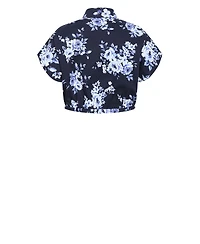 City Chic Women's Vacay Floral Print Shirt