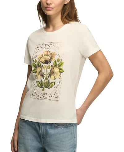 Lucky Brand Women's Short-Sleeve Crewneck T-Shirt
