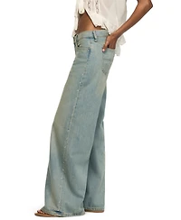 Lucky Brand Women's Super Low-Rise Wide-Leg Jeans