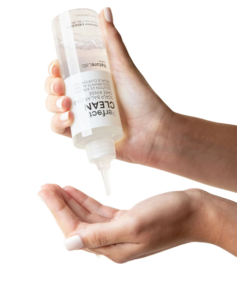 NatureLab Tokyo Perfect Clean Scalp Balancing Sake Rinse, 6.7 oz.