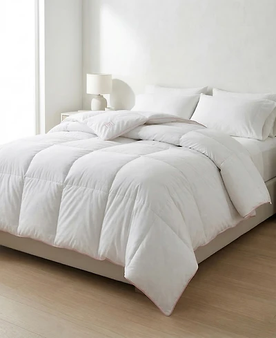 Pillow Gal 400 Thread Count Cotton Sateen 700 Fill Power Down Comforter, Full/Queen