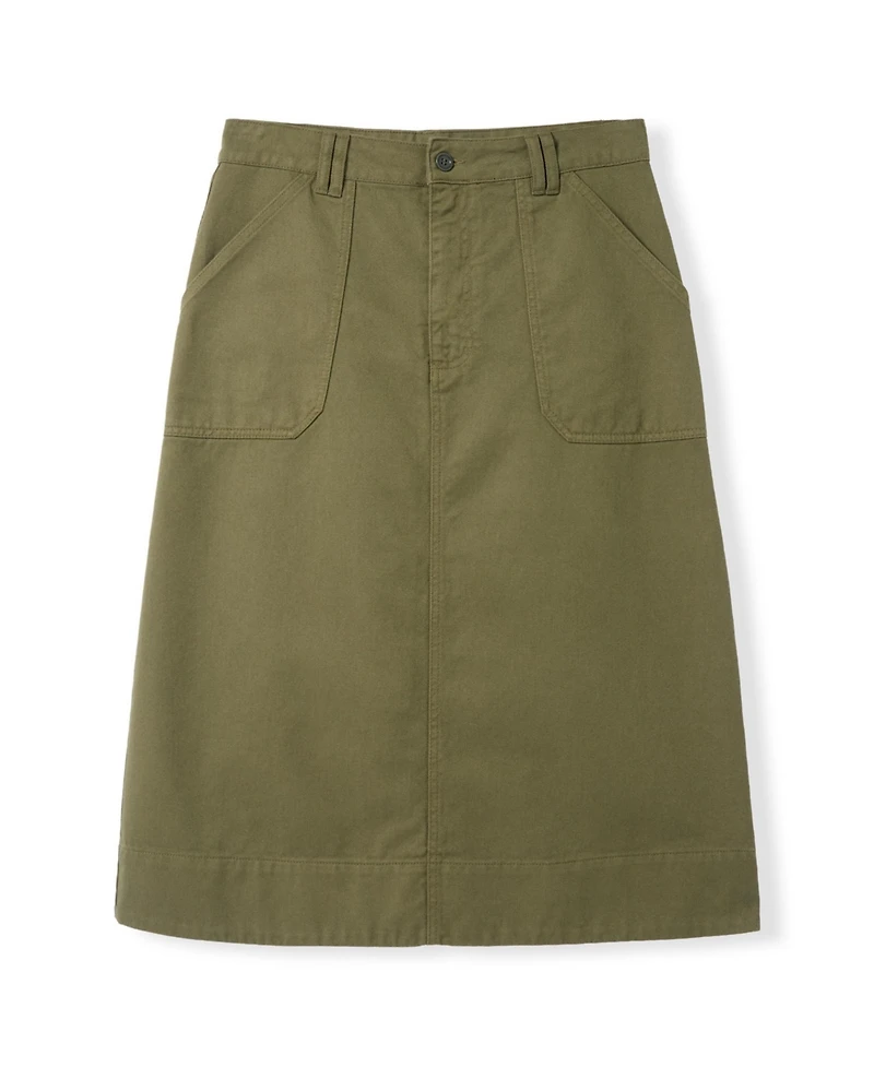 Celtic & Co. Women's Cotton Twill Midi Skirt