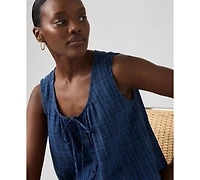 Levi's Women's Luella Sleeveless Tie-Neck Blouse
