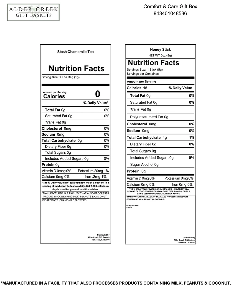 Alder Creek Gift Baskets Comfort and Care Gift Box, 12-Pc.