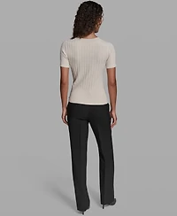 Karl Lagerfeld Paris Women's Crew Neck Sweater