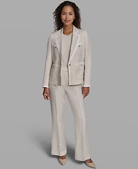 Karl Lagerfeld Paris Women's Collared Woven Jacket