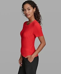 Karl Lagerfeld Paris Women's Crew Neck Sweater