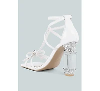 Affluence Jeweled High Heel Sandals