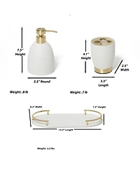 Roselli Trading Company Dubai 3-Pc. Bath Set