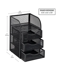 Gnuadz Mesh Binder Clip Basket Office Storage