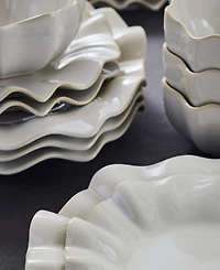 Marchesa Lotus Stoneware 12-Pc. Dinnerware Set, Service For 4