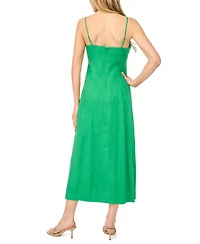 CeCe Women's Sleeveless V-Neck Tank Midi Dress
