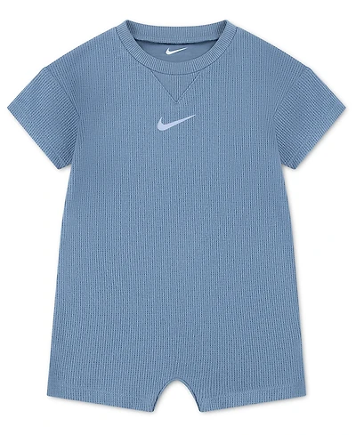 Nike Baby Boys' and Girls' Crewneck Waffle Romper