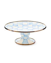 MacKenzie-Childs Sky Check Mini Pedestal Platter