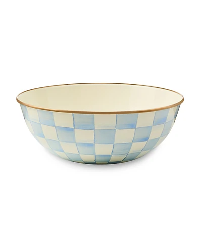 MacKenzie-Childs Sky Check Extra Large Everyday Bowl