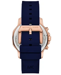 Michael Kors Men's Prescott Quartz Chronograph Silicone Watch 44mm