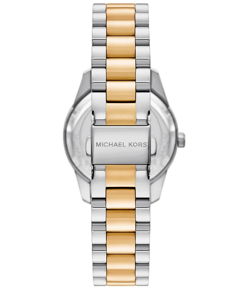 Michael Kors Women's Lexington Quartz Multifunction Two-Tone Stainless Steel Watch 34mm