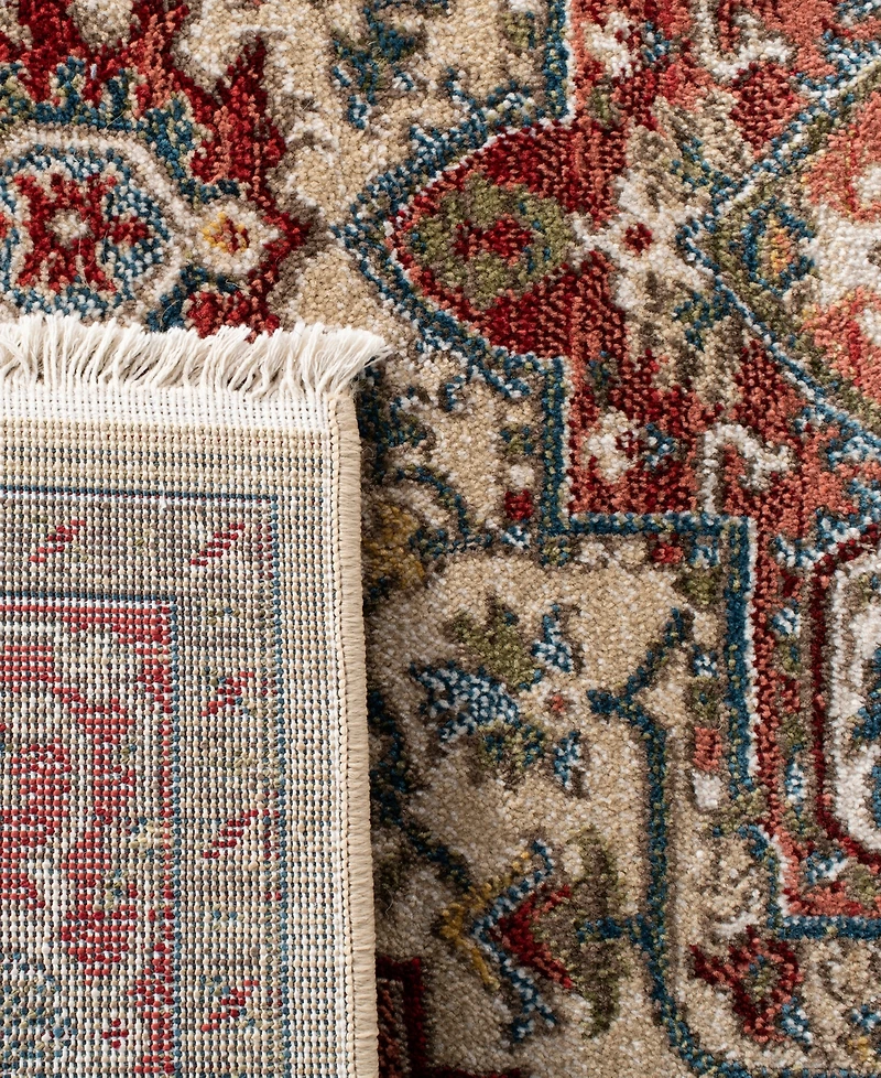 Lauren Ralph Lauren Quentin LRL1298C Red and Beige 9' X 12' Area Rug