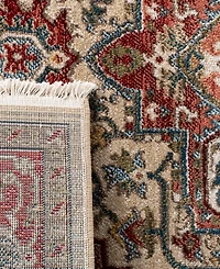Lauren Ralph Lauren Quentin LRL1298C Red and Beige 9' X 12' Area Rug