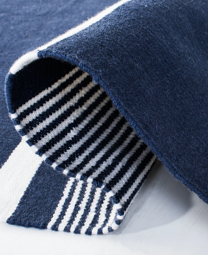Lauren Ralph Lauren Hanover Stripe LRL2461A Navy Outdoor Area Rug Collection