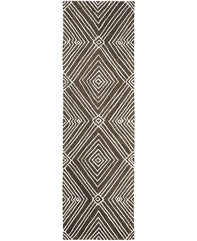 Lauren Ralph Lauren Isabella LRL6608F Charcoal 2'3" X 8' Runner Area Rug