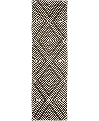 Lauren Ralph Lauren Isabella LRL6608F Charcoal 2'3" X 8' Runner Area Rug