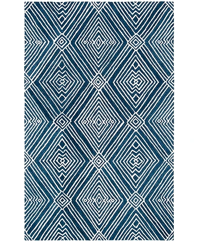 Lauren Ralph Lauren Isabella LRL6608N Indigo 5' X 8' Area Rug