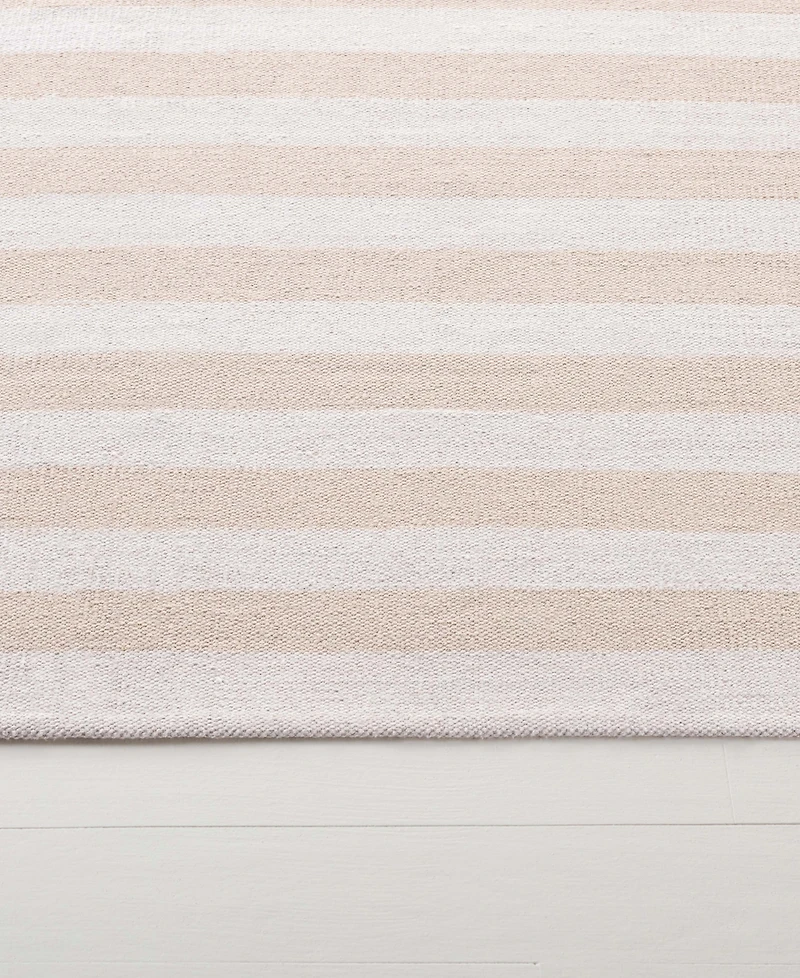 Lauren Ralph Lauren Ludlow Stripe LRL7350D Alabaster 2'3" X 8' Runner Area Rug