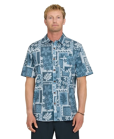 Quiksilver Waterman Men's Short-Sleeve Sandy Cove Shirt